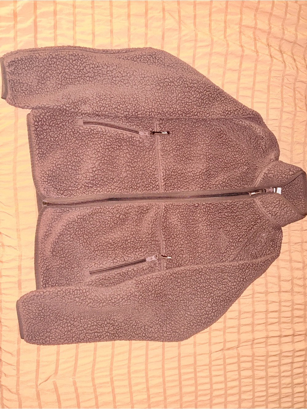 Aritzia - Polarte Thermal Pro Raglan Mockneck Jacket Mocha Brown